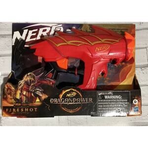 Nerf Dungeons & Dragons Dragon Power Fire Shot Dart Blaster w/ 5 Darts